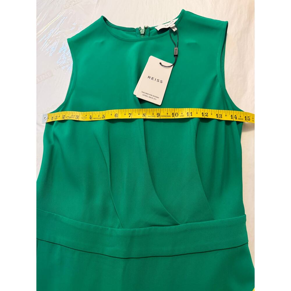 REISS Layla Bodycon Dress in Green Size 4 NWT - Picture 11 of 15